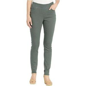 Jag Jeans Women Juniper Green Solid Pull-On Maya Skinny Jeans NWT Size 0/25